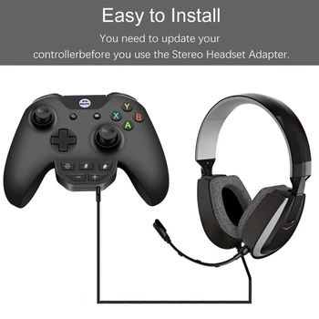

Handle Stereo Headset Adapter Controller -Audio Adapters Headphone Converter For -Xbox One Wireless Gamepad