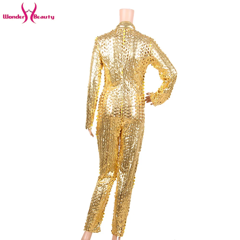 shiny metallic catsuit latex faux leather jumpsuit body suit leotard bodycon clubwear bar pole dance costume wet look bodysuit (16)