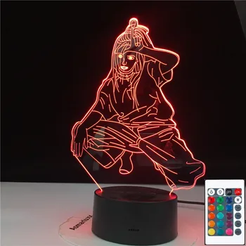 

3D-4754 Singer Billie Eilish Amazing Led Night Light for Fans Home Decoration Nightlight USB 3AA Led Colorful Acrylic 3d Lamp