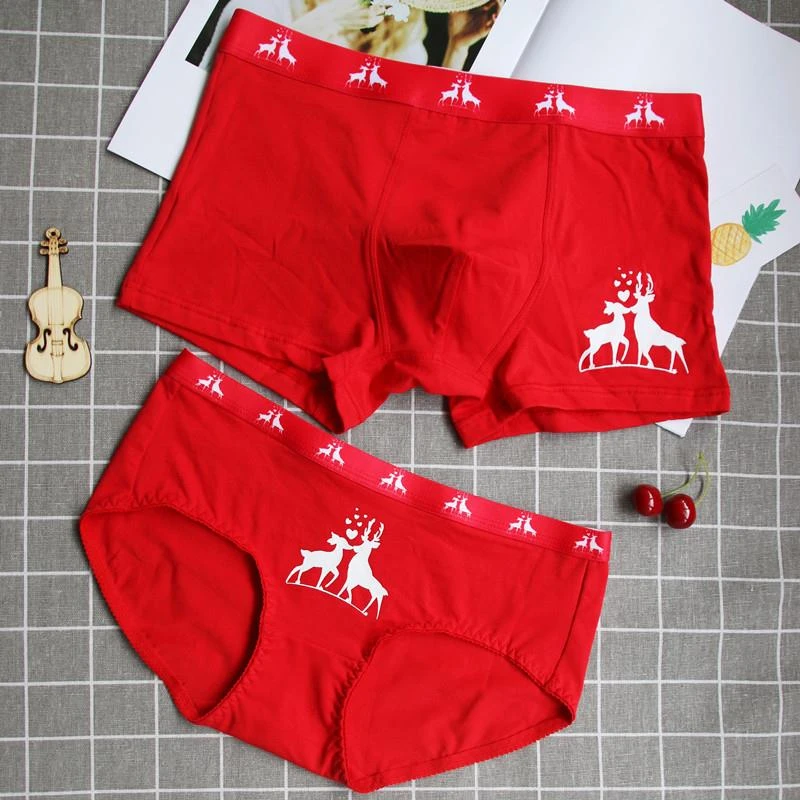 Red underwear set men Clearance