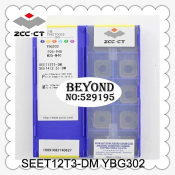 

Original ZCC SEET12T3-DM YBG302 SEET 12T3 Carbide Inserts Lathe Tools Turning Tool CNC Cutter herramientas de torno
