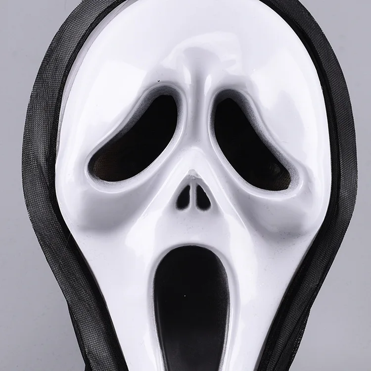 Хэллоуин Ужасный Призрак монолитная маска Крик кровяное лицо вампир реквизит для лица Скелет дьявол Танцевальная Маска