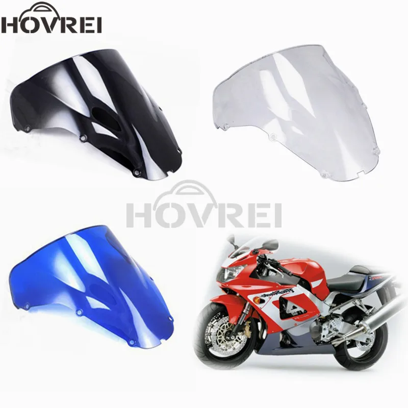 Для Honda CBR 900 RR 929 2000 2001 двойной пузырь лобовое стекло CBR929 CBR900RR 00 01 мотоцикл ветровые дефлекторы