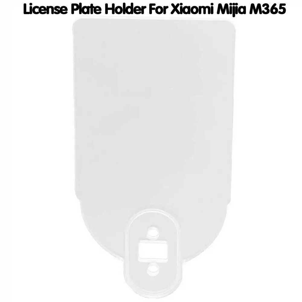 White Задний хвост держатель номерного знака крыло для Xiaomi Mijia M365 запасные части противоударный легко установить прочный SP2619-SP2621 - Цвет: White