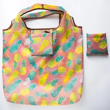 Новая горячая распродажа! Модная складная сумка для покупок из полиэстера с принтом. Складная Сумка-тоут. Удобная вместительная сумка для хранения