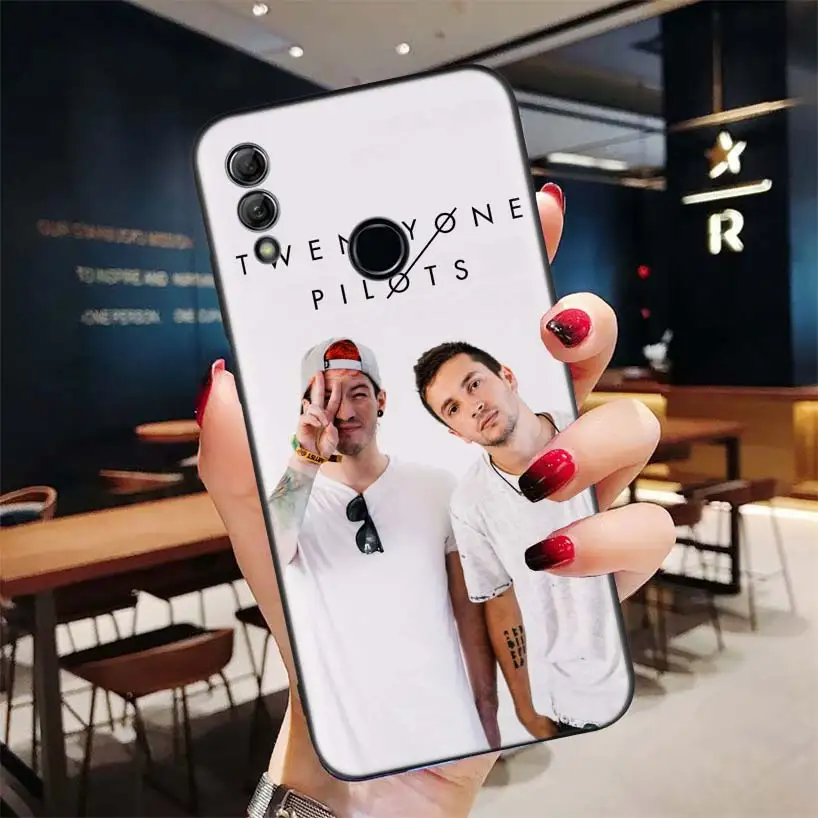 «Twenty One Pilots» желтый плащ-Тренч искусство черный чехол для huawei Y9 Y5 Y6 Y7 Honor 10 9 Lite 9X8X8 S 8A фотоаппаратов моментальной печати 7S 7A 10i 20i V20 телефон C - Цвет: BD208-4