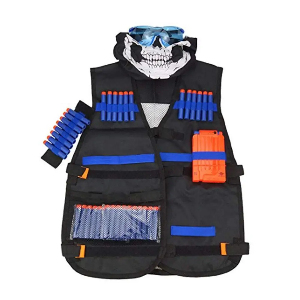 

Outdoor Game Vest Suit Team Shooting Game Vest Set PA And Nylon Durable Shooting Game Clothing For Children Over 6 Years Old