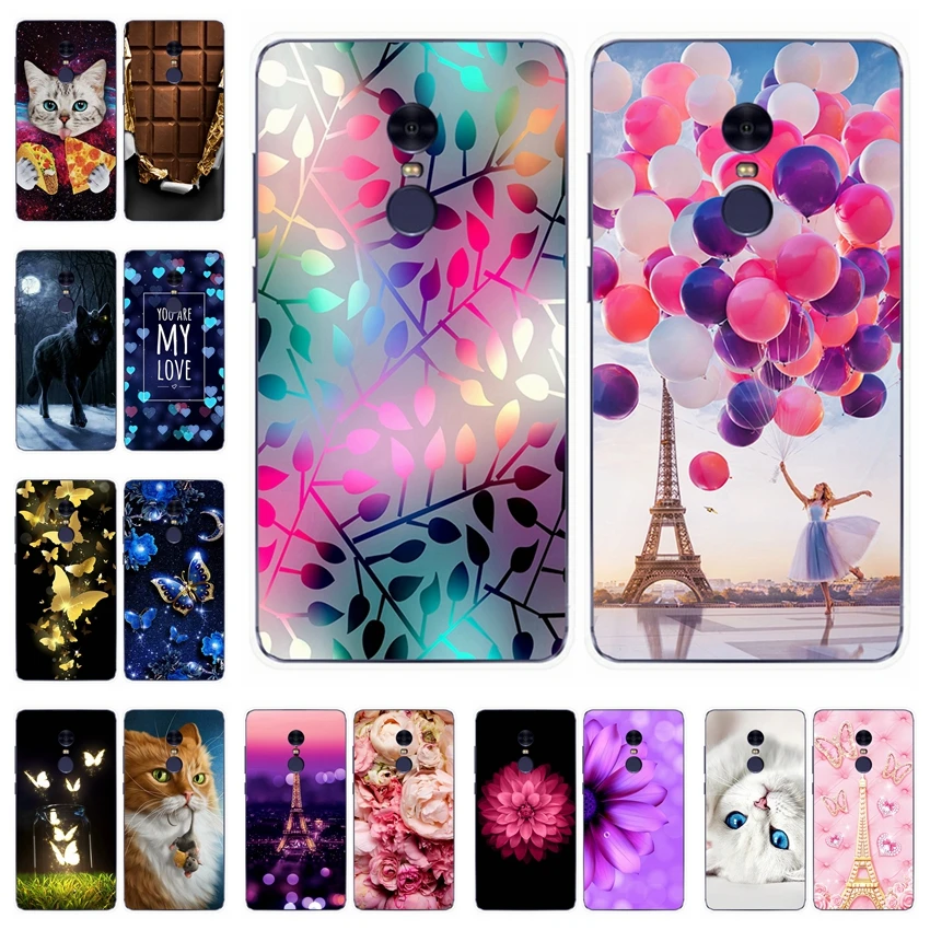 Tpu Case for Xiaomi Redmi Note 4 Cute Cartoon Soft Back Cover Silicone Fundas Xiomi Note4 pro Coque Bumper Capa |