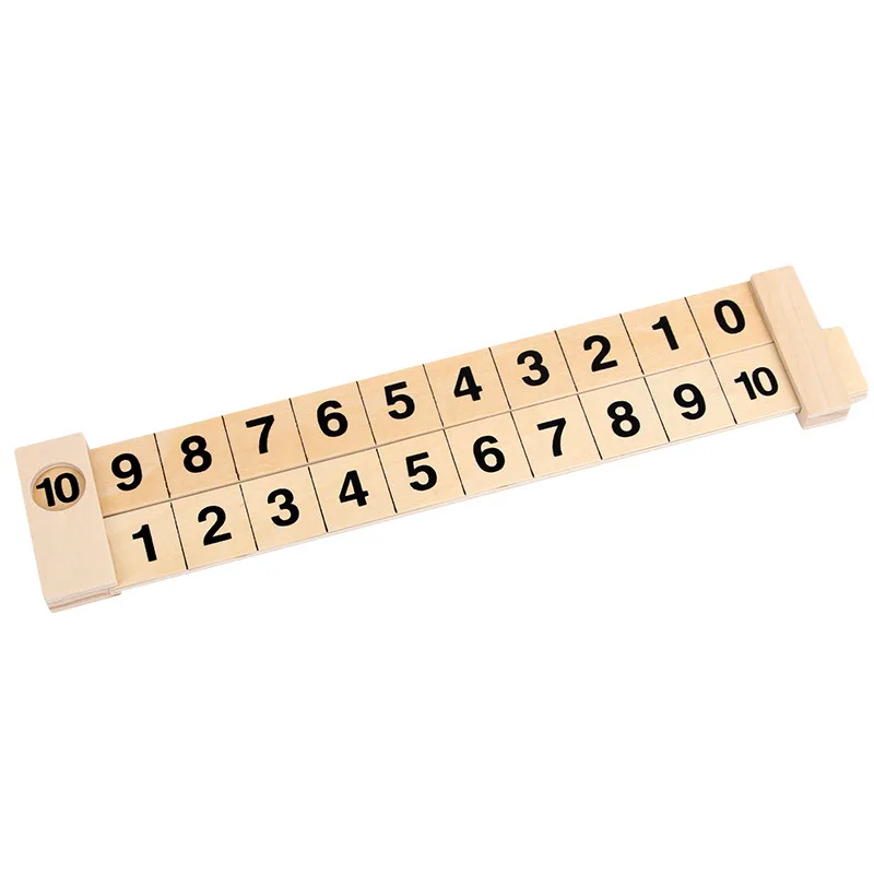 

Wooden Early Childhood Educational Toy with Numbers Decomposition Feet Teaching Aids Kindergarten Arithmetic Useful Product Divi