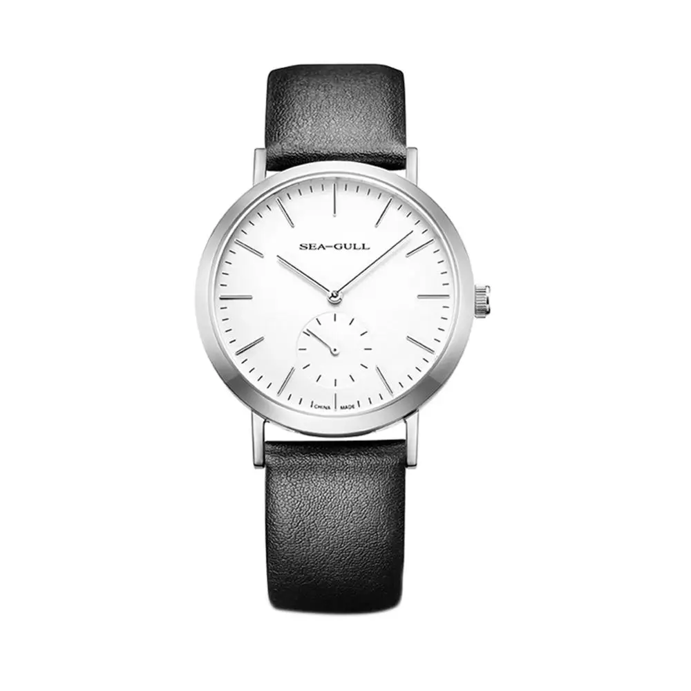 Seagull Bauhaus стильные механические часы с ветром маленькие секундные автоматические