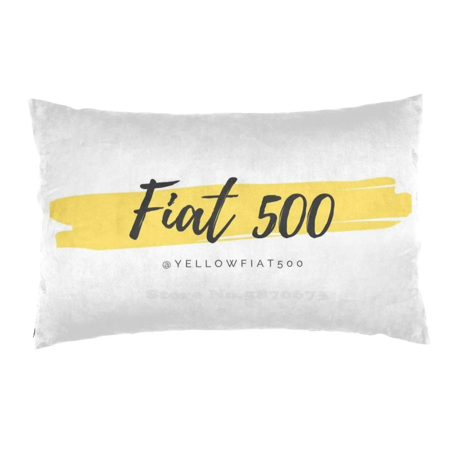 Fiat 500 Vernice (Giallo Brillante) Federa Rettangolare Per Dormire A Casa Yellowfiat500 Fiat 500 Fiat Cinquecento Fiat 500 Giardiniera