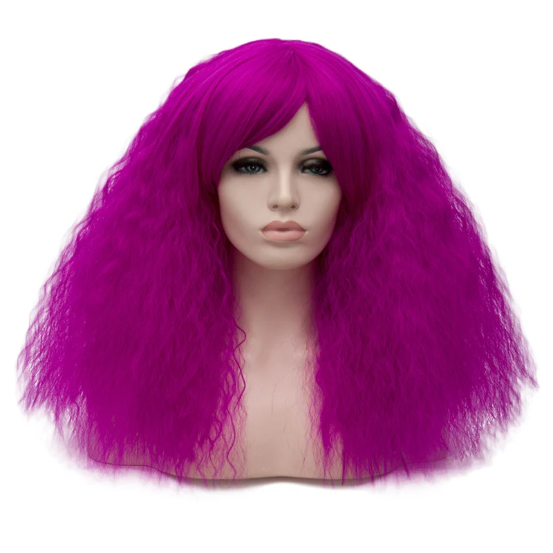 Синтетический афро парик для женщин Африканский темно-коричневый черный красный зеленый цвет короткий парик косплей волосы