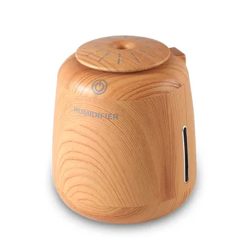 

Air Humidifier USB Ultrasonic Aroma Diffuser Wood Grain 7 LED Light Electric Essential Oil Diffuser for Home Aromatherapy