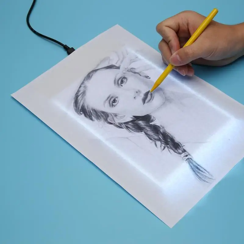 

VKTECH A5 Drawing Tablet Digital Graphic Pad USB LED Light Box Tracing Copy Board Electronic Art Graphic Painting Writing Tablet