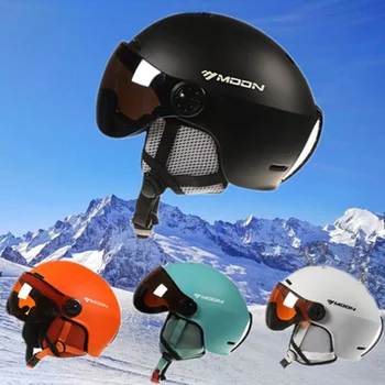 

MOON Goggles Skiing Helmet In-Mold Anti-collision Ski Helmet Ski Snowboard Skateboard Helmet EPS+PC Outdoor Sport Helmet CE Cert