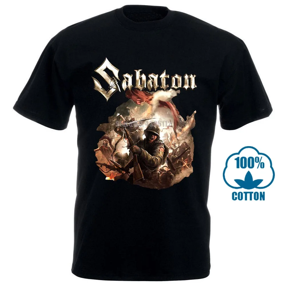 

Screen Printing T Shirts Okoufen Create T Shirt Men Crew Neck Short Sleeve Office Sabaton T Novelty Men Short O Neck Tees 012000