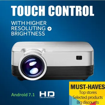 

MINI Projector Q6 Miniature Home Projector Wifi Portable Small Projector Office HD Smart Wireless Portable Home Theater