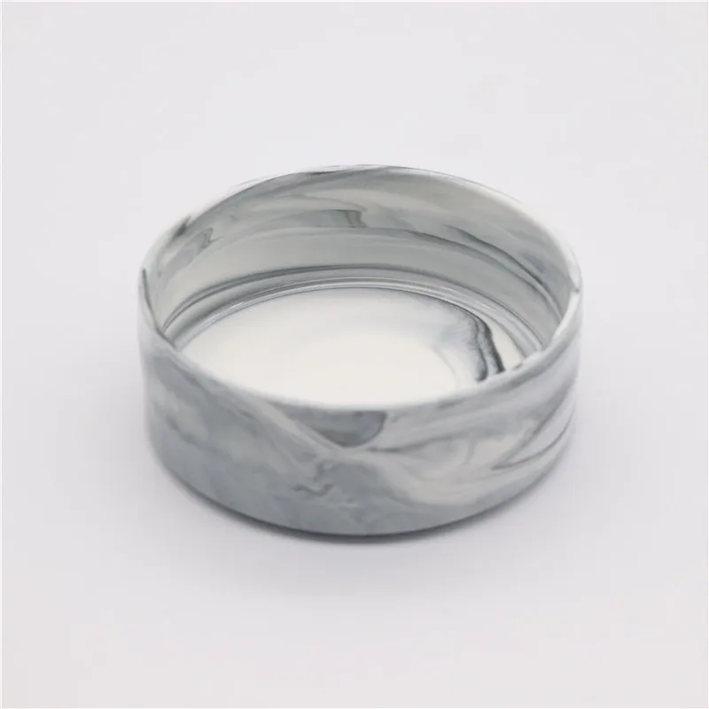 Marble Керамическая мраморная миска для домашних животных, подходит для питья воды и еды, есть различные цвета, темно-зеленый, розовый, серый, белый - Цвет: Marble