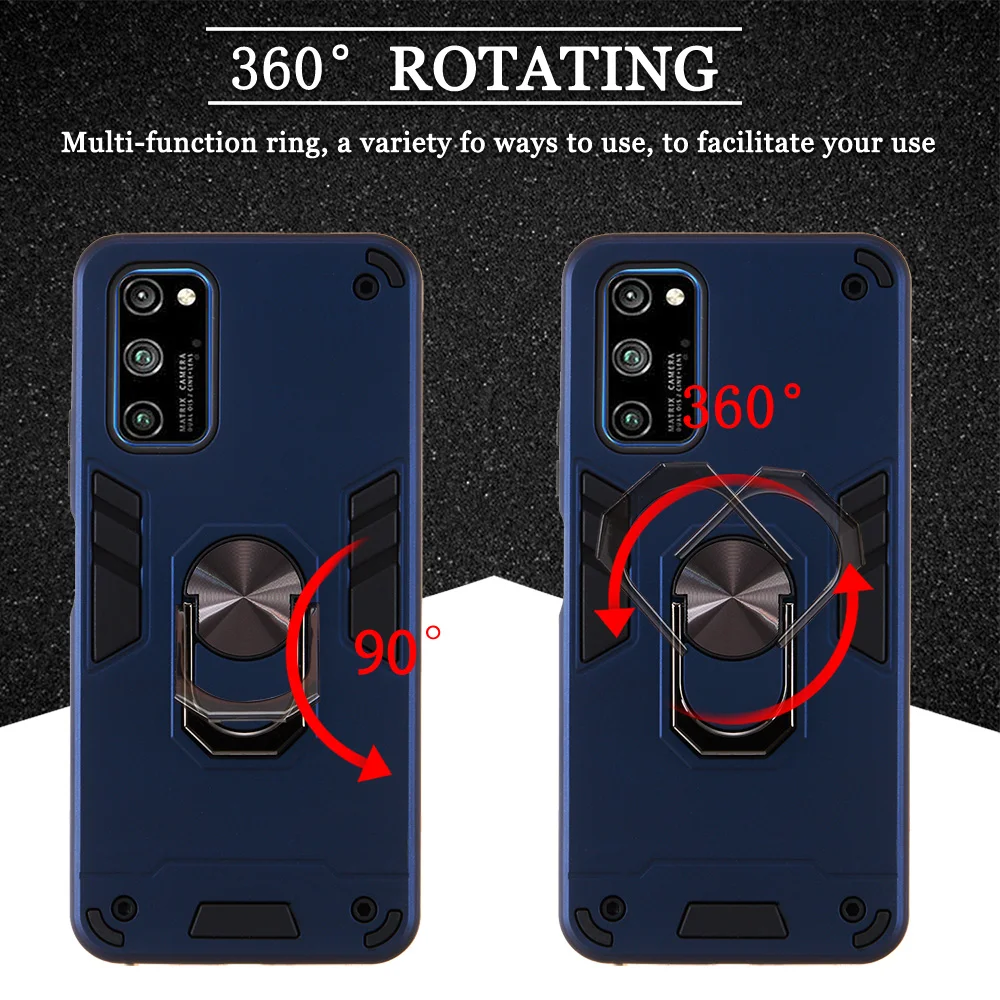 Dudukan Mobil Armor Telepon untuk Ajax Huawei Honor V30 Pro Lembut TPU Shell S Ponsel Huawei Funda Kehormatan v30 Movil