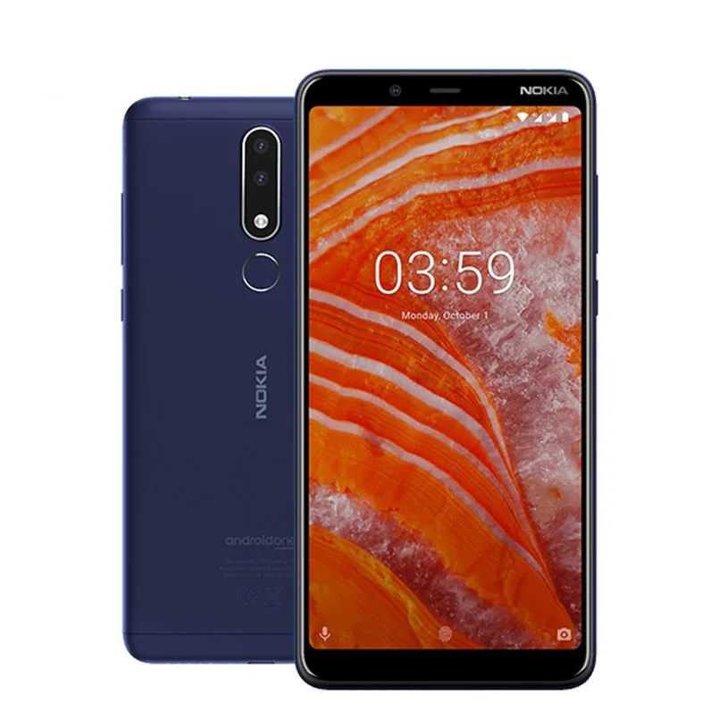 Смартфон NOKIA 3 1 Plus 4G Android 2 ГБ 16 6 0 дюйма встроенный датчик отпечатков пальцев