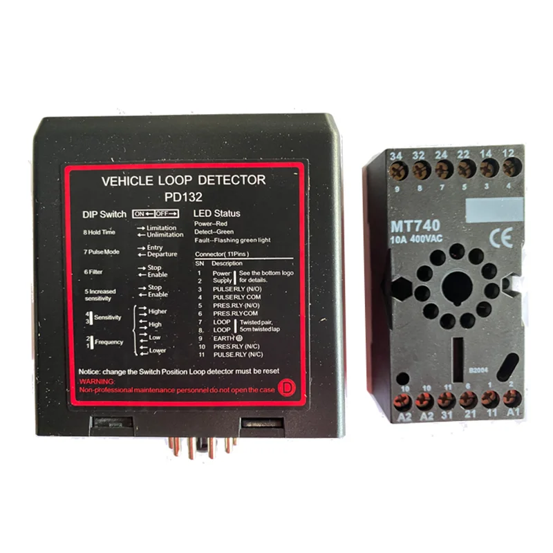 PD132 Automatic Gate opener barrier gate Traffic Inductive single channel Loop Vehicle Detector compatible with northtech