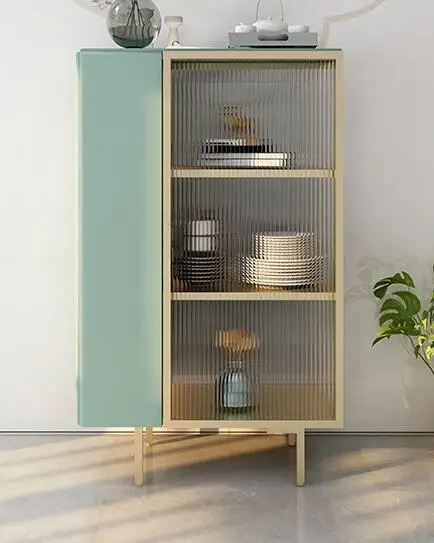Dining side cabinet decoration cabinet living room Changhong glass porch household wall lockers