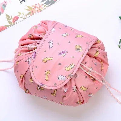 Lucky Cat PLEEGA женская косметичка на шнурке для путешествий, косметичка, органайзер, косметичка, чехол, сумка для хранения, набор туалетных и косметических принадлежностей, коробка - Цвет: Lucky Cat