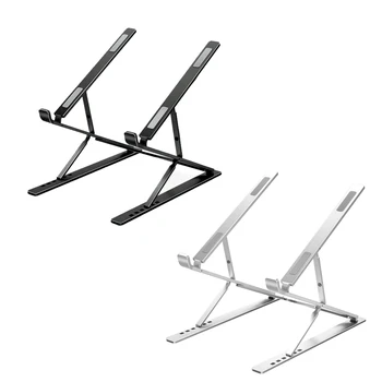 

Laptop Folding Stand Home Office Notebook Computer Foldable Portable Adjustable Holder Aluminum Alloy