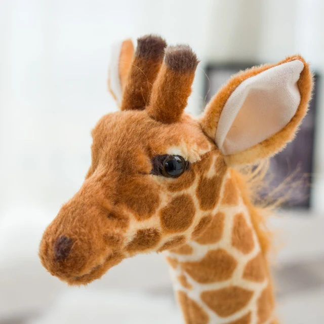 Big Size Real Life Plush Giraffe Stuffed Soft Lifelike Animals Giraffes Soft Doll Kids Home Decor Birthday Gift 5