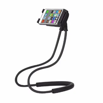 

Durable Lazy Neck Phone Holder Universal Mobile Phone Stand 360 Degree Flexible Rotate Tablet Lazy Mount Bracket