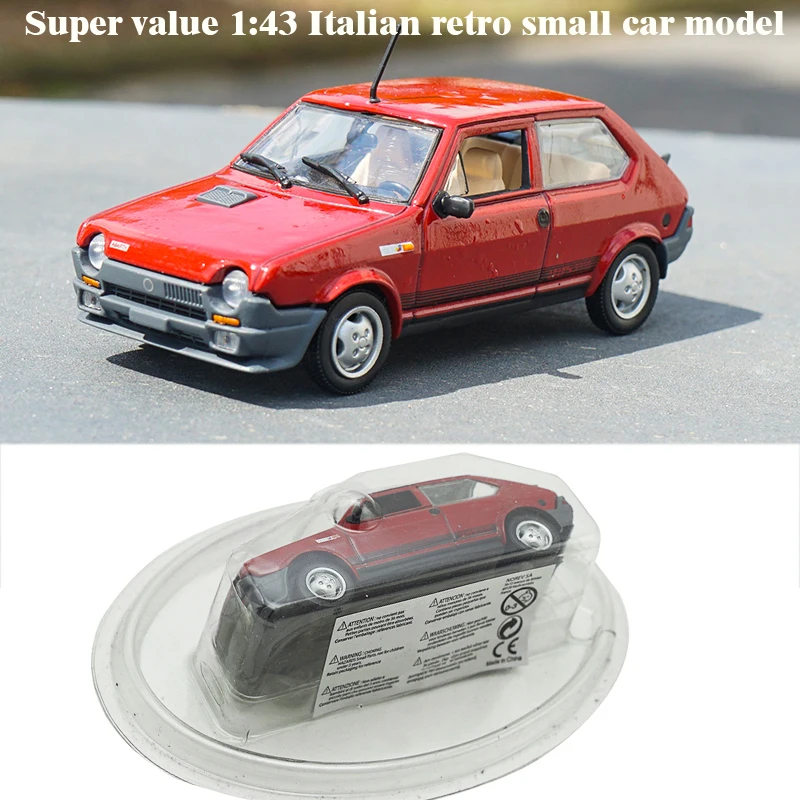 

Super value 1:43 Italian retro small car model Alloy collection model