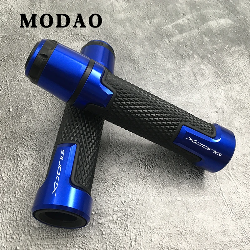 Blue Модифицированные аксессуары для мотоциклов с ЧПУ Руль с логотипом Xciting для KYMCO XCITING 250 300 350 400 400 S 500 - Цвет: Blue
