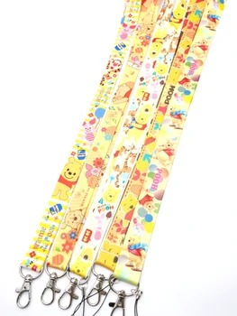 

Mew cartoon Bear Lanyard for Keys Mobile Phone Neck Straps Cartoon Keychains Lovel