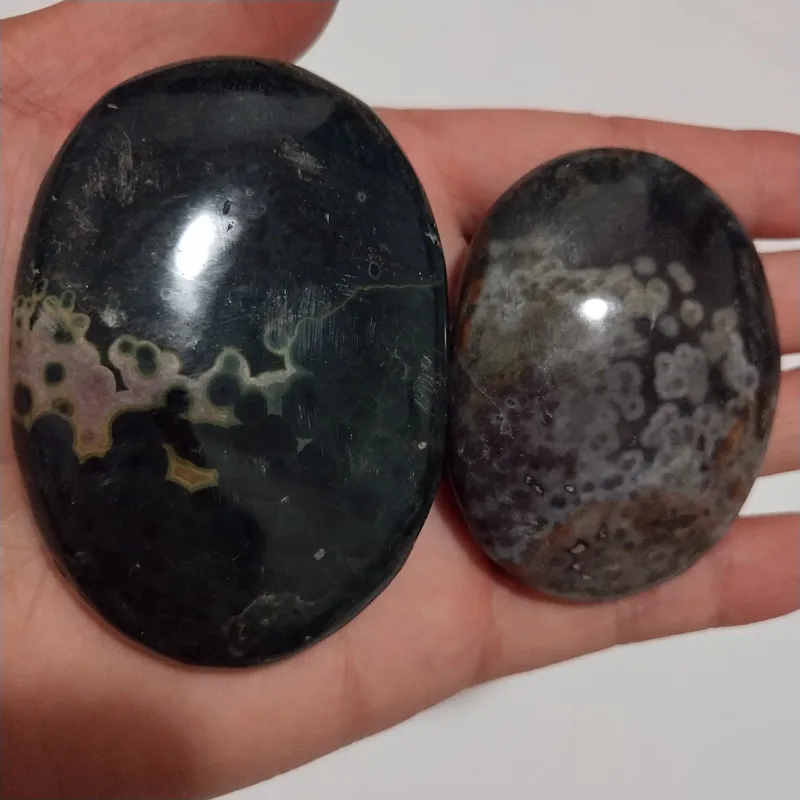 Натуральные камни морская яшма пальмовые камни игрушки маленькие камни и кристаллы целебный кристалл - Цвет: Q3      152g