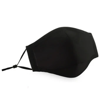 

Black Cotton Mask Anti Pollution Anti-fog Mask w/2pcs Filter Breathable Dust-proof PM2.5 Mouth Masks Washable Replaceable Filter