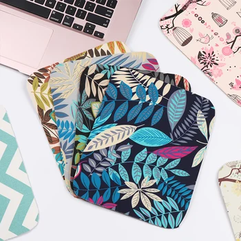 

1PC Fashion Printed Mice Pad Table Decoration Creative Cute Ethnic Style Canvas Mouse Pad Computer Peripherals Accessories
