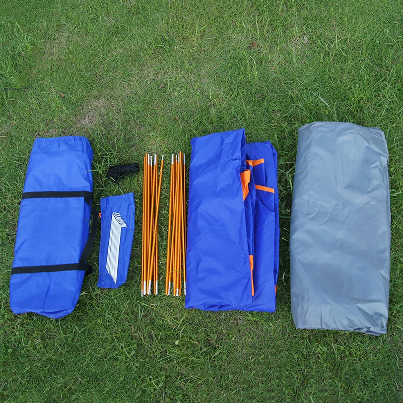 Two-people Tent Double Layer Double Door Awning Couples Tent Outdoor Camping Warm Waterproof Tent Manufacturers Wholesale