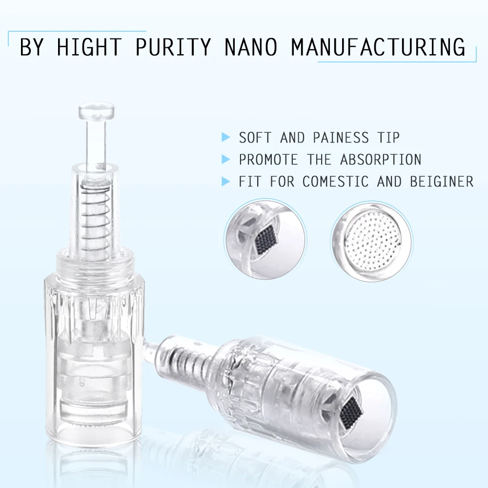 Замена картриджа с винтом 10/50 шт. для микро иглы Derma Pen 9 pin / 12 36 nano Micro