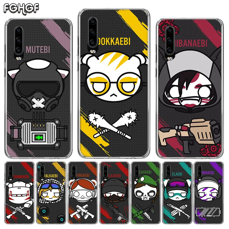 Силиконовый чехол для телефона Rainbow Six Siege huawei P30 P20 mate 20 10 Pro P10 lite P Smart + Plus Z 2019 |