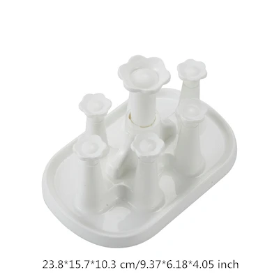 Сушилка для одежды, пластиковый кухонный Органайзер полка для хранения многофункциональных подвесных крючков - Цвет: 6 White