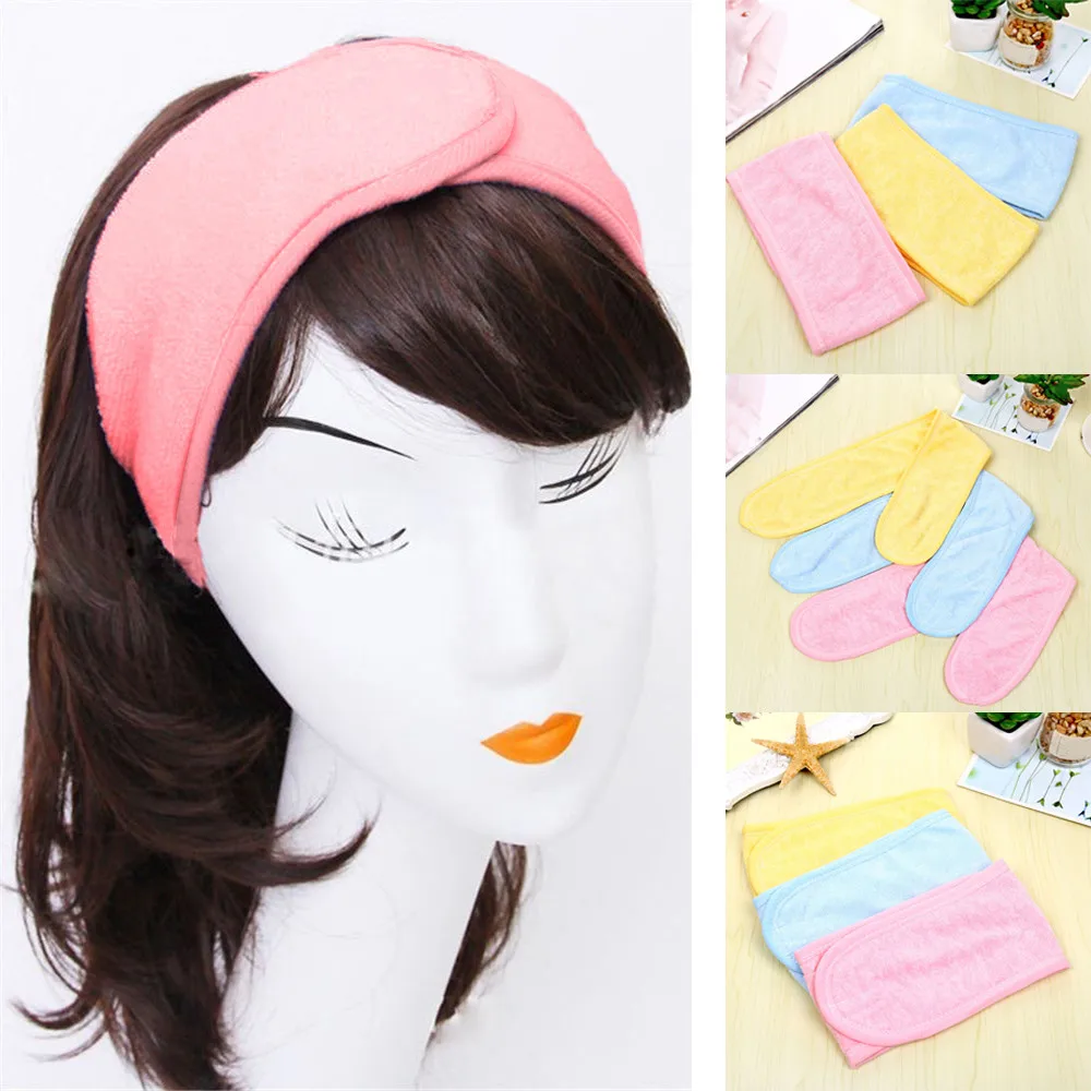 Cat Ear Cotton Make Up Face Washing Shower Mask Hairband Snood Headband
