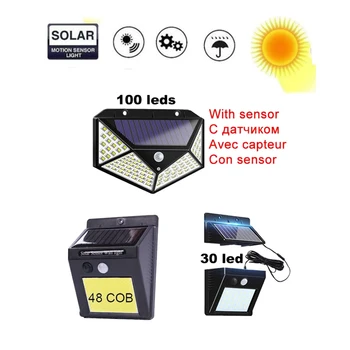 

LED Solar Powered PIR Motion Sensor Wall lamp Human Body Infrared Light Outdoor Waterproof Home Garden Security Lights indoor ho