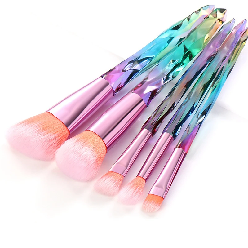 

5pcs Soft Set Of Makeup Brushes kits For Highlighter Eye Cosmetic Powder Foundation Eye Shadow Cosmetics Professional Eyebrows