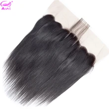 Ариэль прямые фронтальные уха к уху Кружева Фронтальная Закрытие перуанские не Реми закрытие прозрачный фронтальный 13 × 4 швейцарский кружевной фронтальный