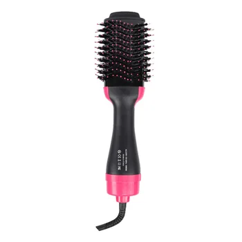 

Hair Dryer Brush One Step Hot Air Brush and Volumizer Blow Straightener Curler Curling Iron Hair Styler Comb Secador De Cabelo
