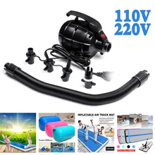 SGODDE 110/220 В 500 Вт Электрический воздушный насос для гимнастического мата, Воздушная качающаяся гимнастика Tae Kwon Do Pad, черный насос для надувного гимнастического мата