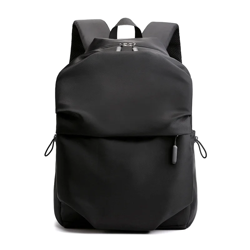 

New Men Backpack for 15.6 Inches Laptop Back Pack Large Capacity Stundet Backpacks Pleated Casual Style Bag Water Repellent