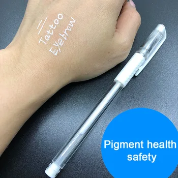 

20Pcs Microblading Tattoo Skin Marker Pen Eyebrow Surgical Pen Positioning Tools Tattoo Eyebrow Marker Pen Tattoo Accessories