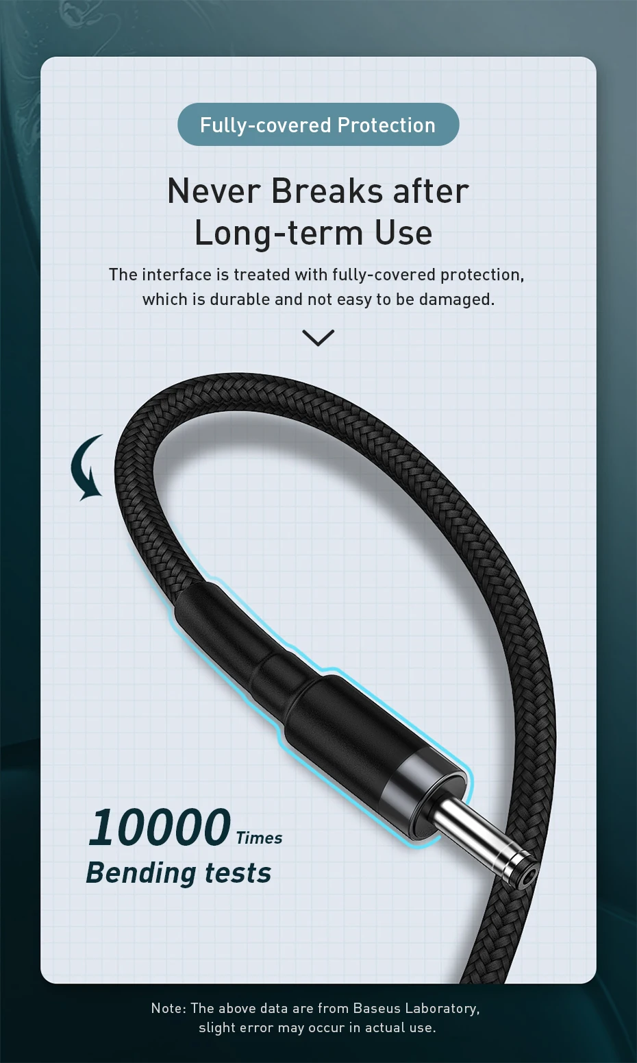 Baseus USB в постоянный ток 3,5 мм кабель питания для концентратора USB вентилятор лампа 2A блок питания зарядное устройство адаптер для небольших бытовых приборов USB в постоянный ток