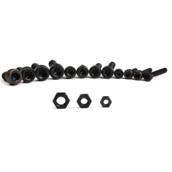 

Black Carbon-Steel Cylinder Column Hex Hexagon Screw Set 500Pcs/Set M3/M4/M5 Furniture Fastener Assorted Kit Hex Head Bolt Nuts
